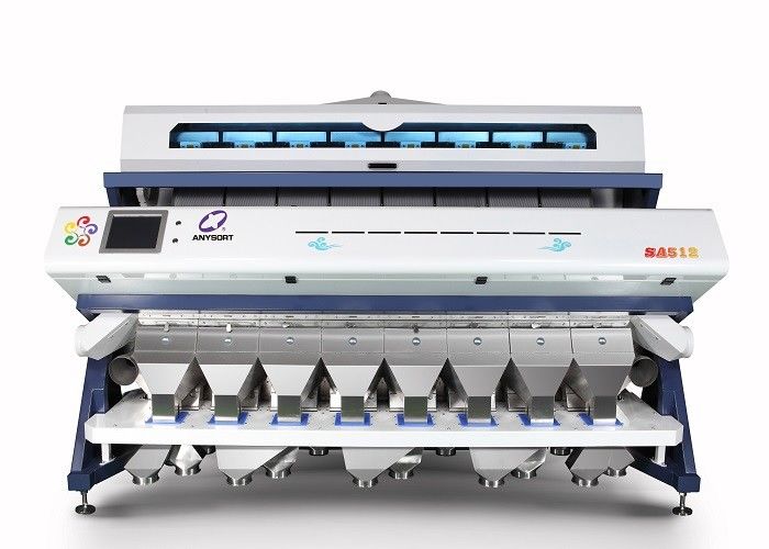 DSP는 이송 호퍼로 35T/H 5000 화소 쌀 색채 선별기를 자릅니다